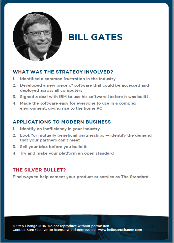 History’s Greatest Strategists Bill Gates